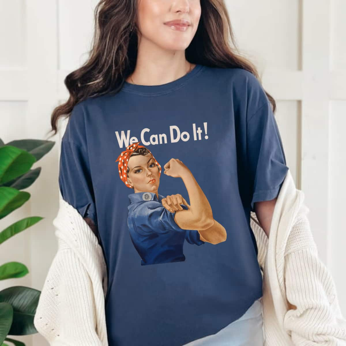 Strong Women Rosie The Riveter We Can Do It! T-Shirt