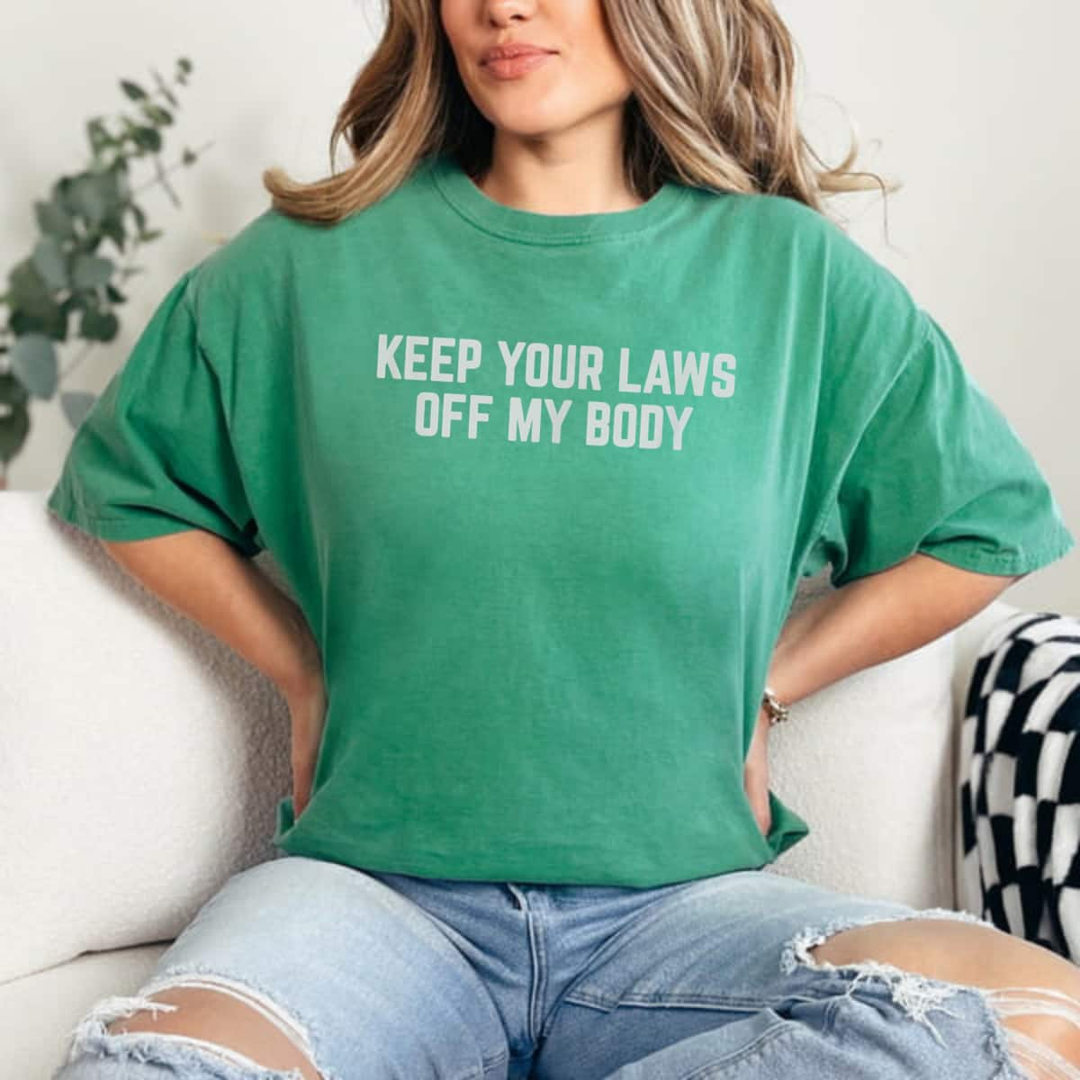 Strong Women Keep Your Laws Off My Body Feminist T-Shirt