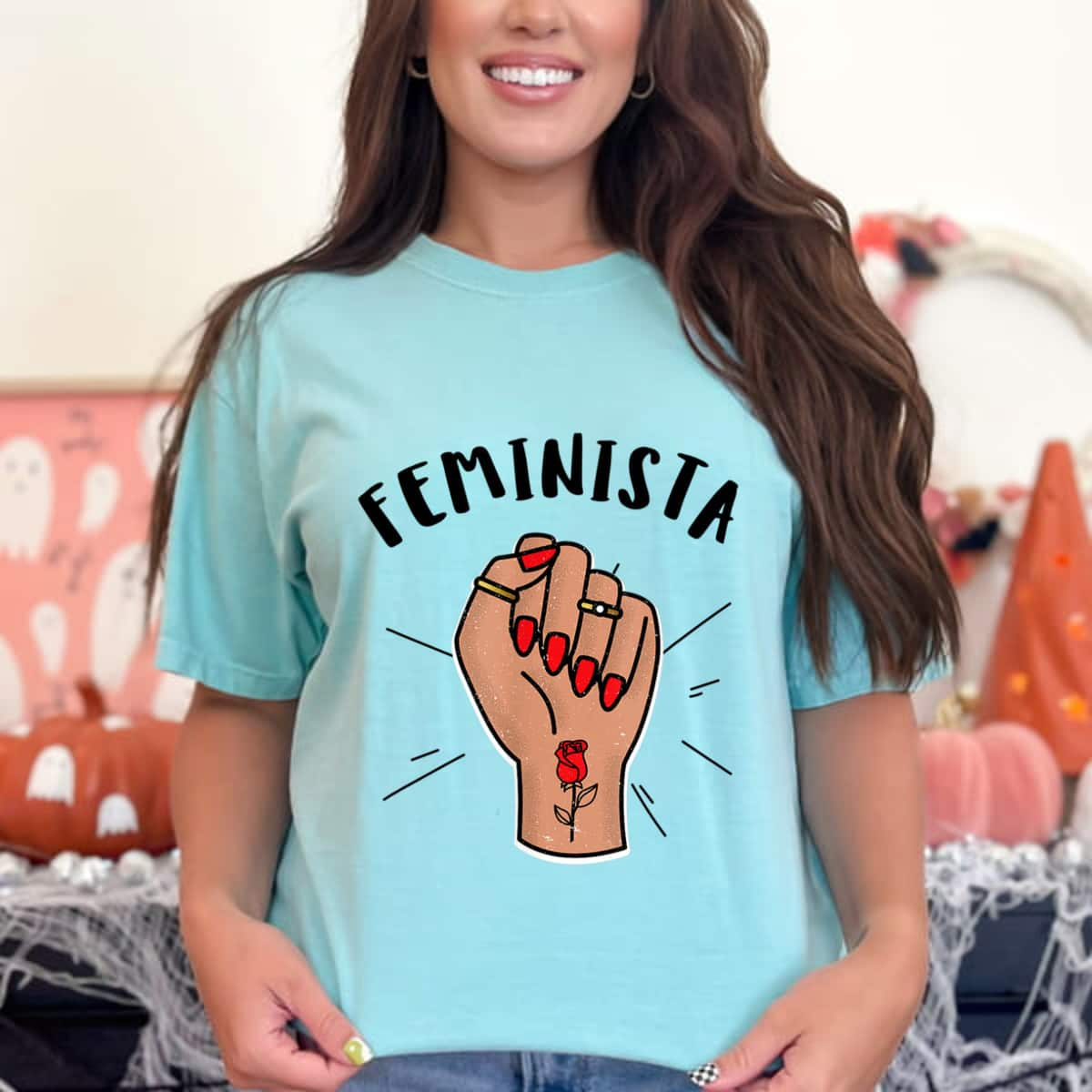 Strong Women Latina Feminista Empowerment T-Shirt Gift