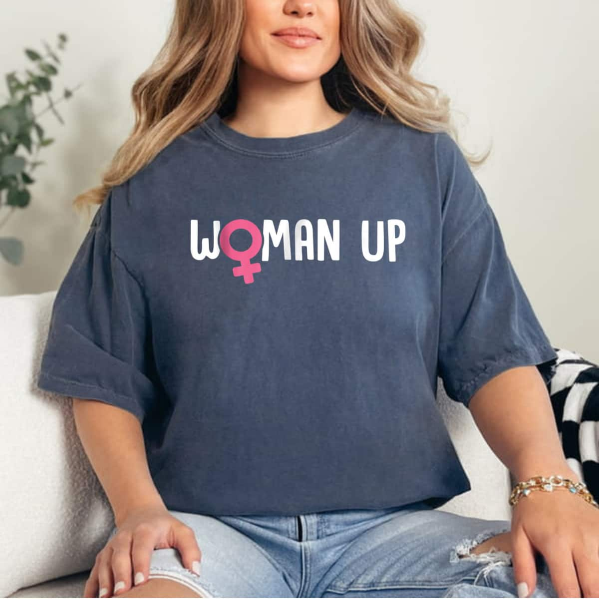 Strong Women Cute Woman Up Feminist Girl Power T-Shirt