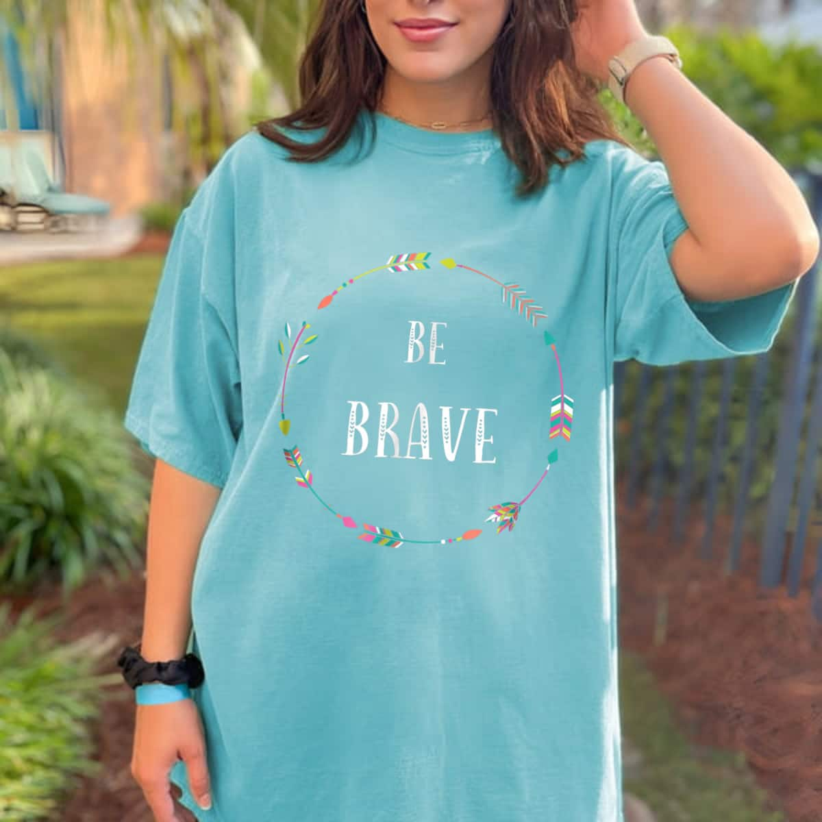 Strong Women Be Brave Feminist Empowerment T-Shirt Gift