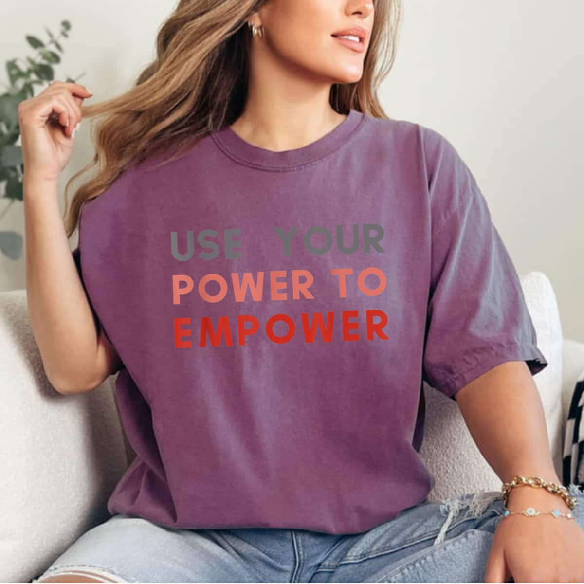 Empowerment Strong Women Use Your Power To Empower Feminist T-Shirt