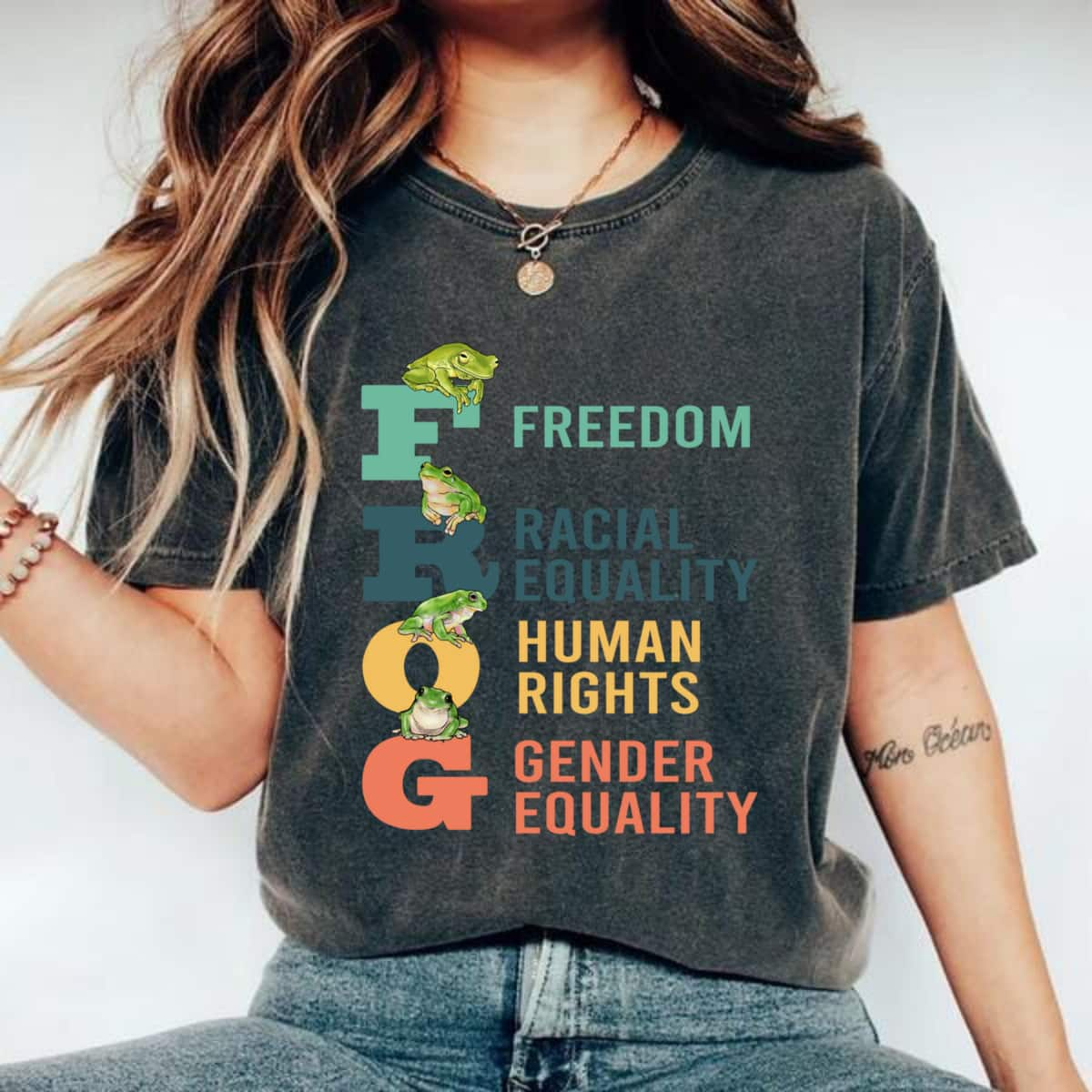 Freedom Racial Equality Human Rights Gender Equality T-Shirt