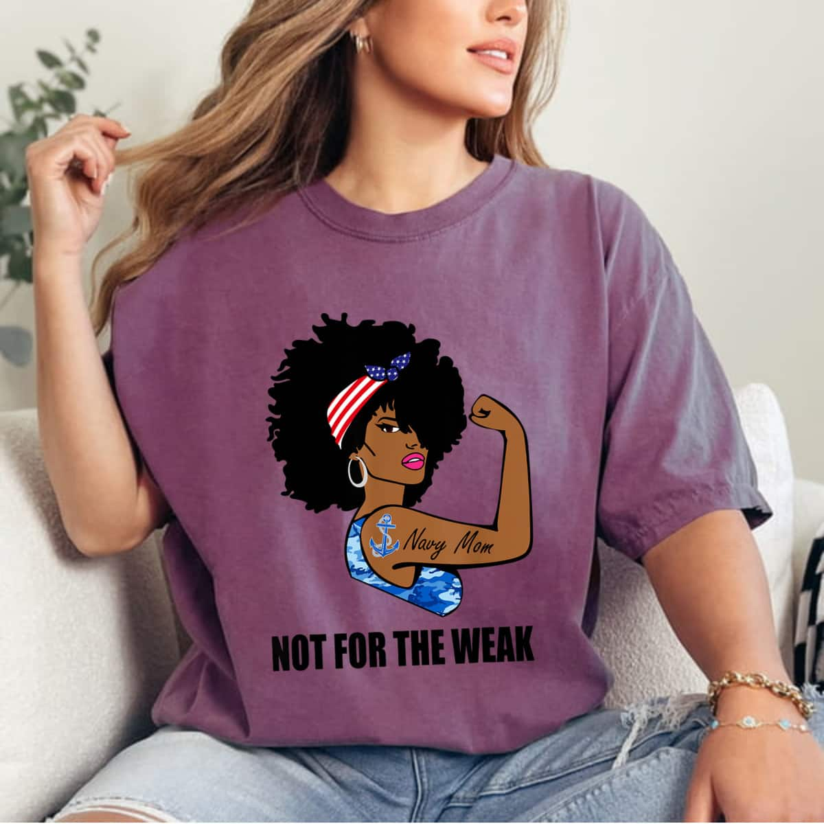 Strong Women Rosie The Riveter Not For The Weak T-Shirt Gift