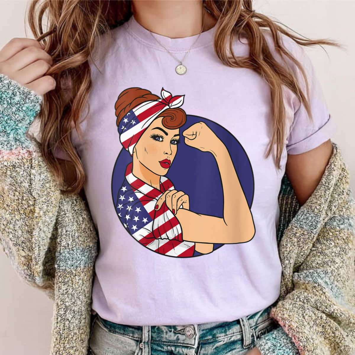 Strong Women Rosie The Riveter Feminist Girl Power T-Shirt