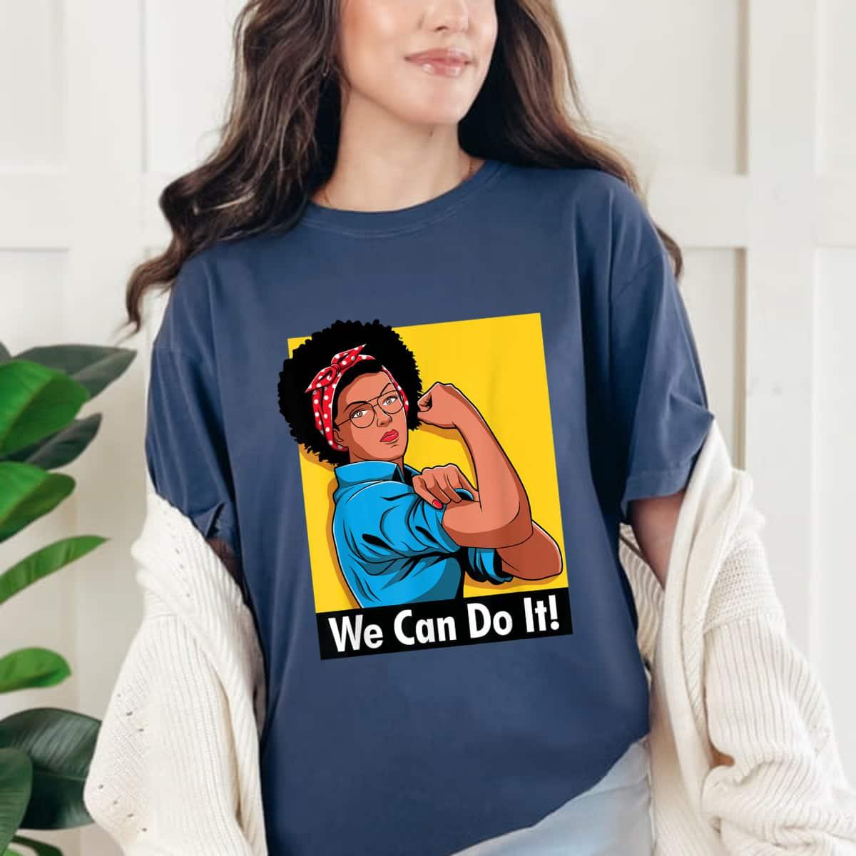 Strong Women Rosie The Riveter We Can Do It Feminist T-Shirt