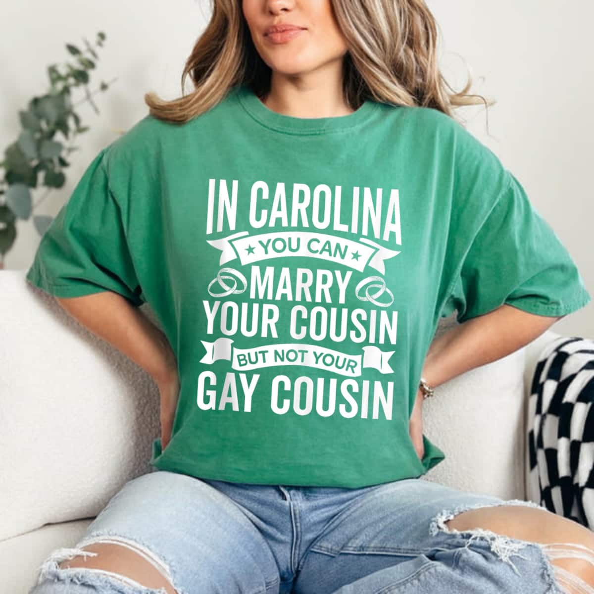 Marry Your Gay Cousin LGBTQ Gay Wedding Equality Awareness T-Shirt