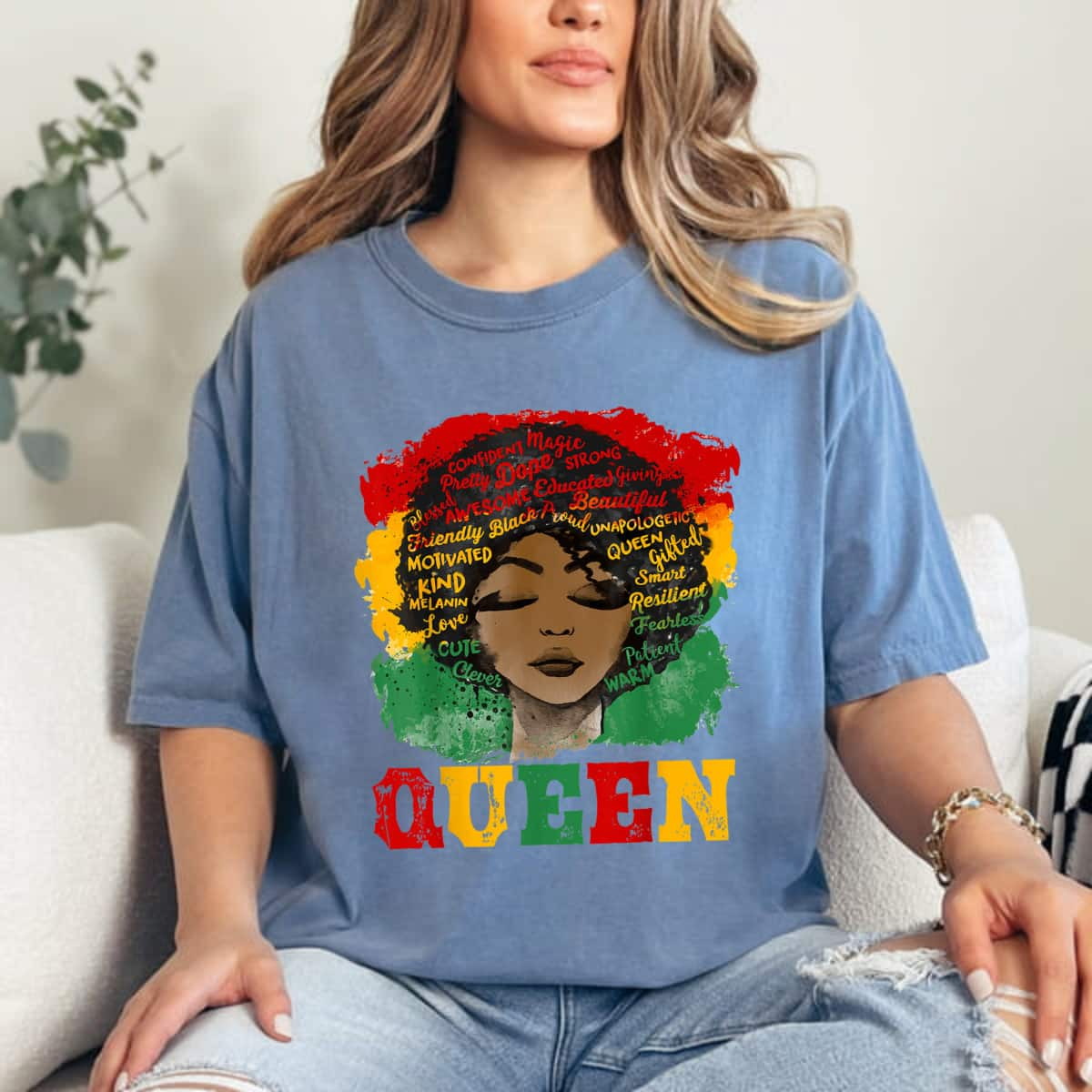 Empowerment Strong Women Black Queen Empowered T-Shirt