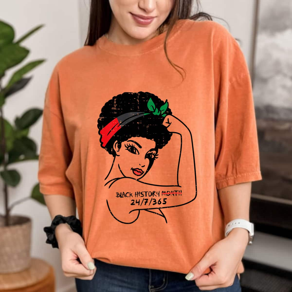 Strong Women Black History Month T-Shirt