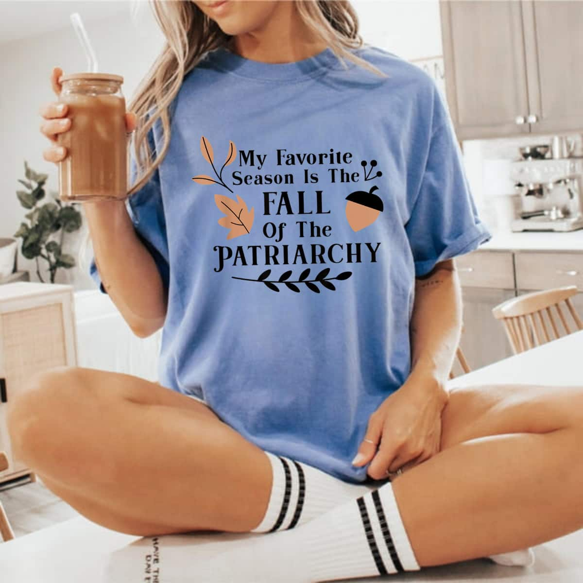 Strong Women My Favorite Season Is The Fall Of The Patriarchy T-Shirt