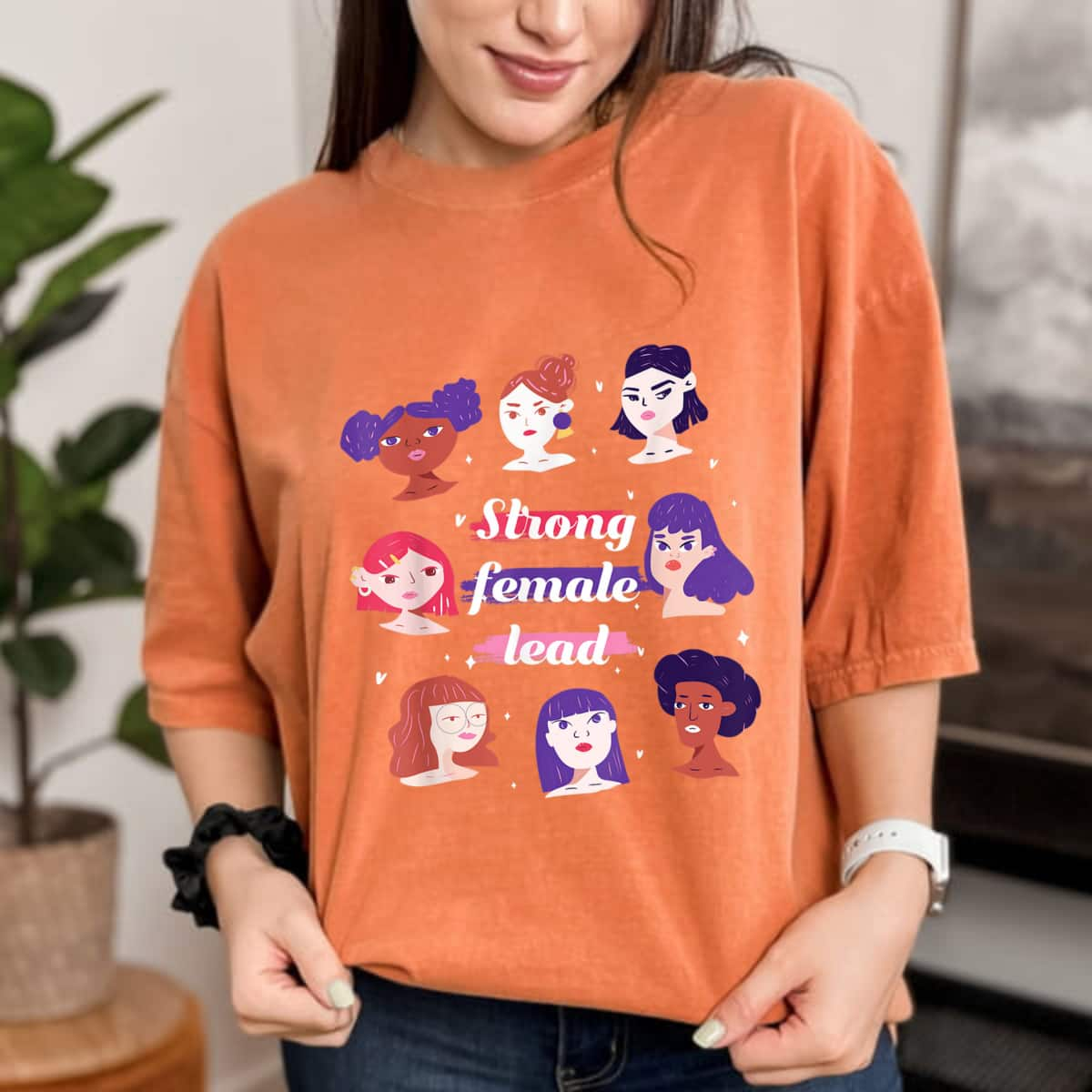 Strong Women Female Lead Social Equality Feminism T-Shirt