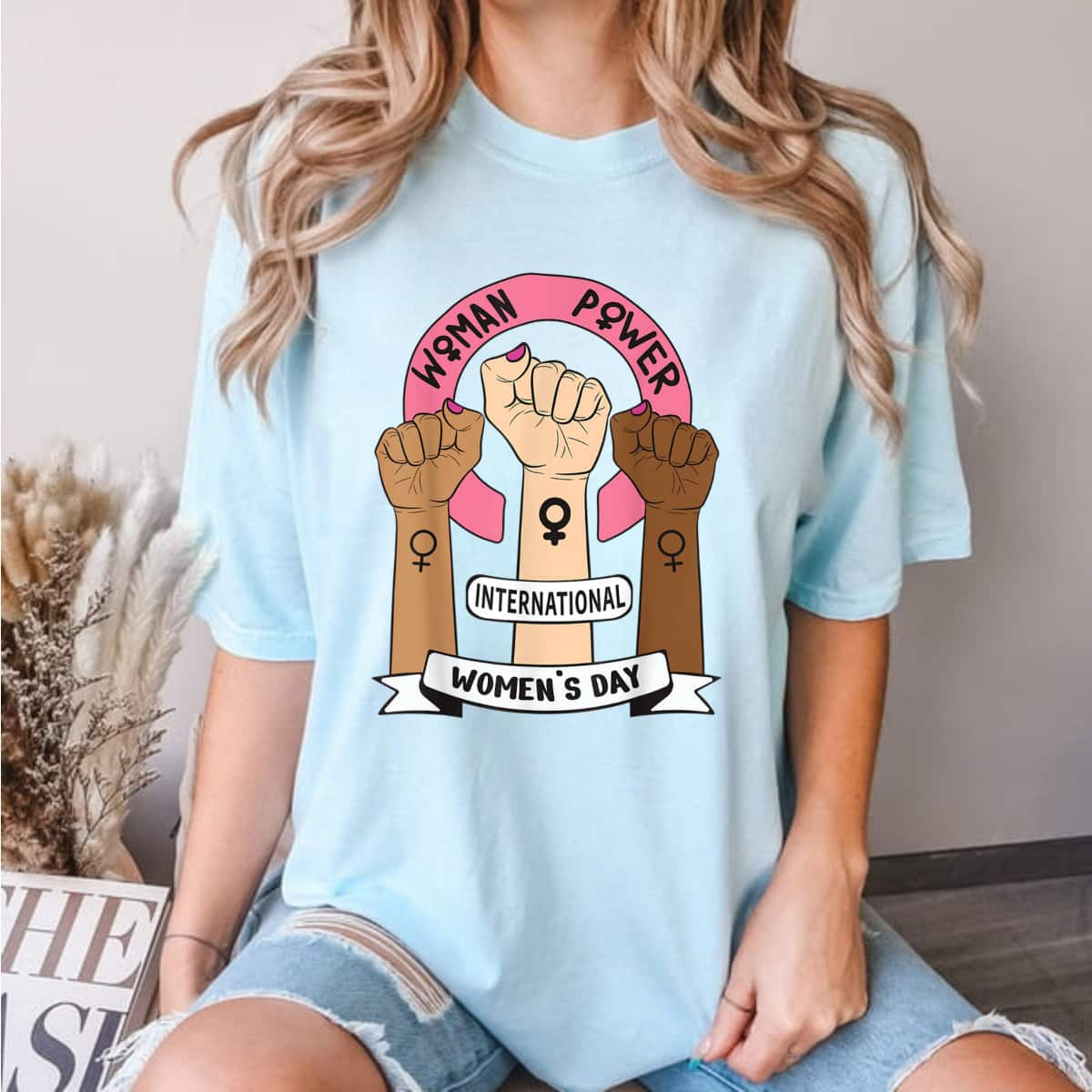 Strong Women Happy International Women's Day T-Shirt