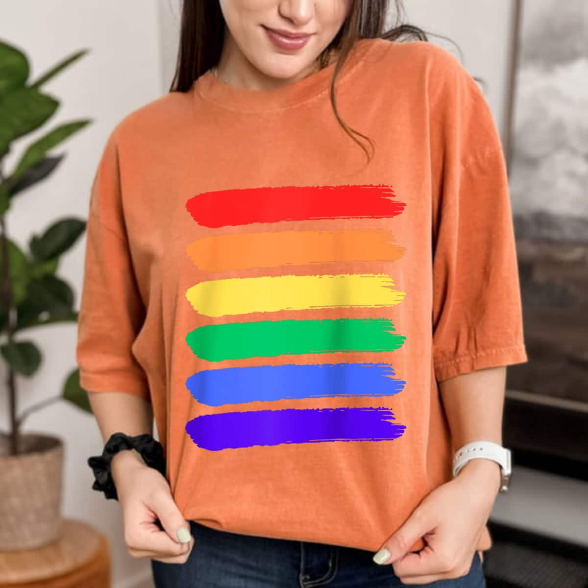 Pride Support LGBT Flag Rainbow Equality Proud Ally T-Shirt