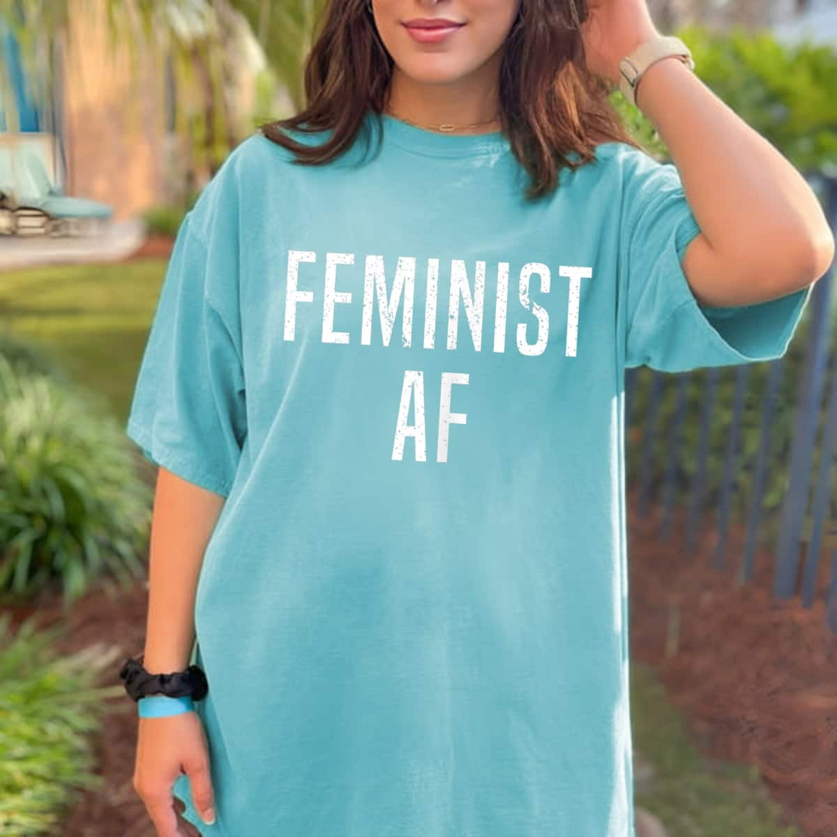 Strong Women Feminist AF Empowerment T-Shirt