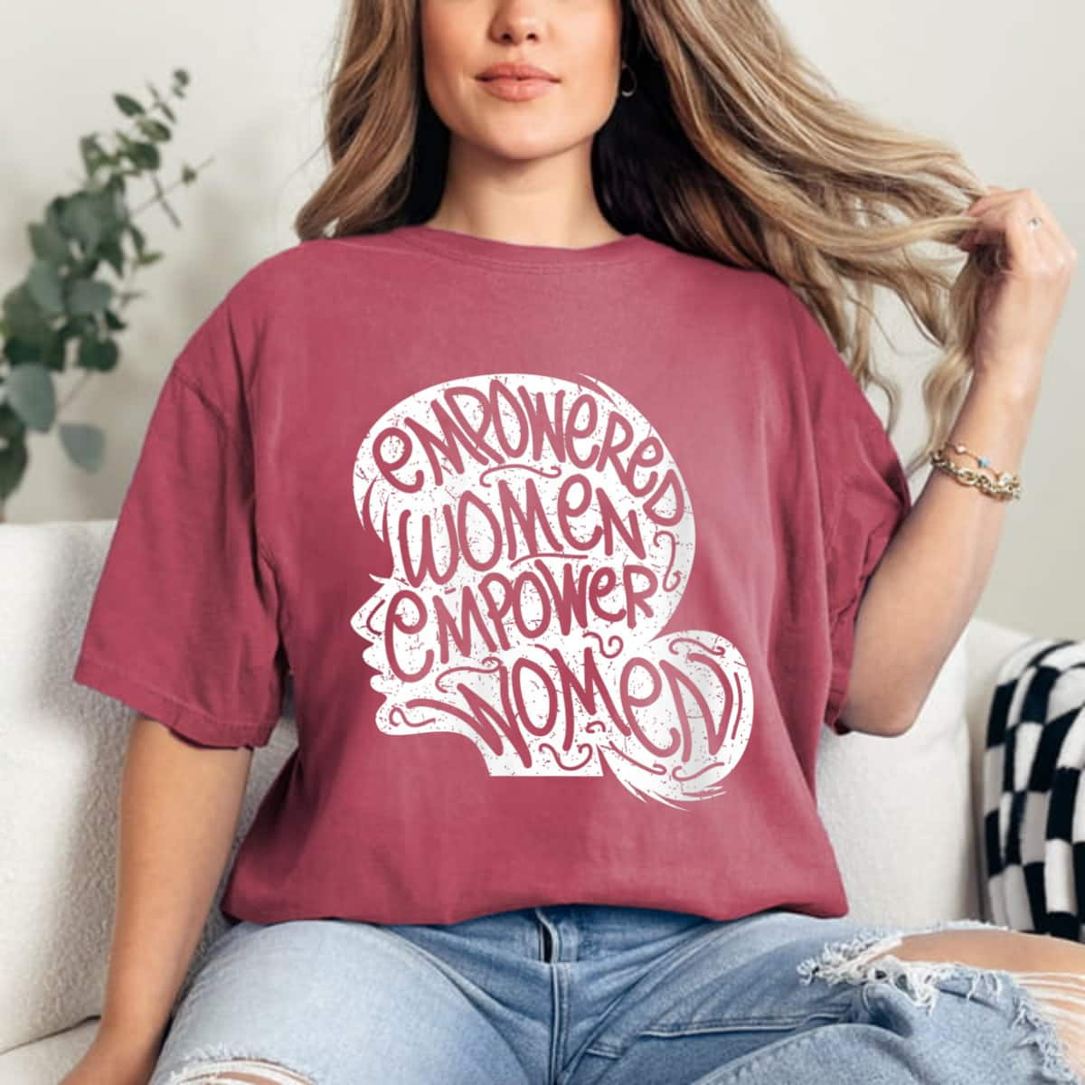 Strong Women Feminist Empowered Women Empowering Girls T-Shirt