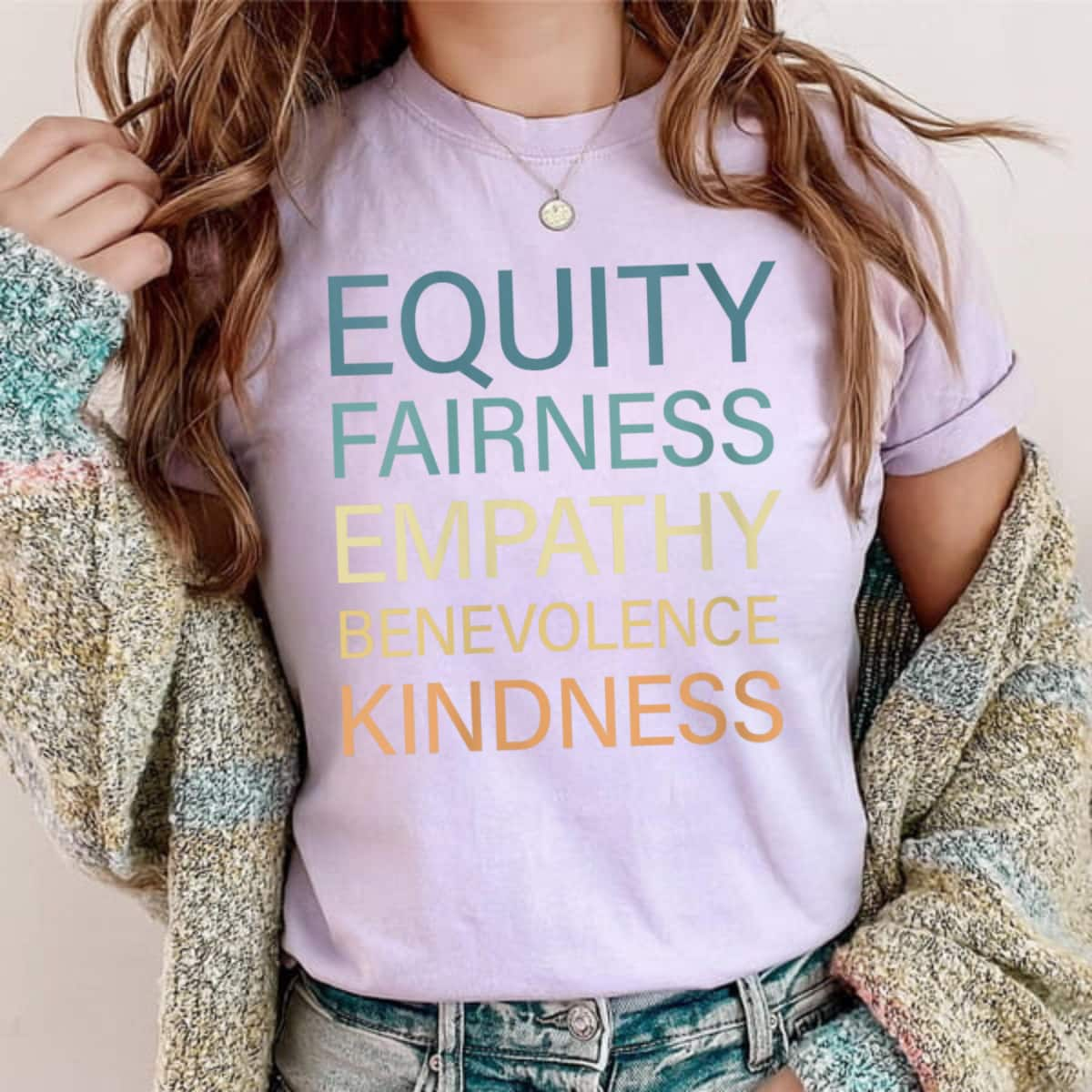 Womens Equality Fairness Empathy Benevolence Kindness T-Shirt