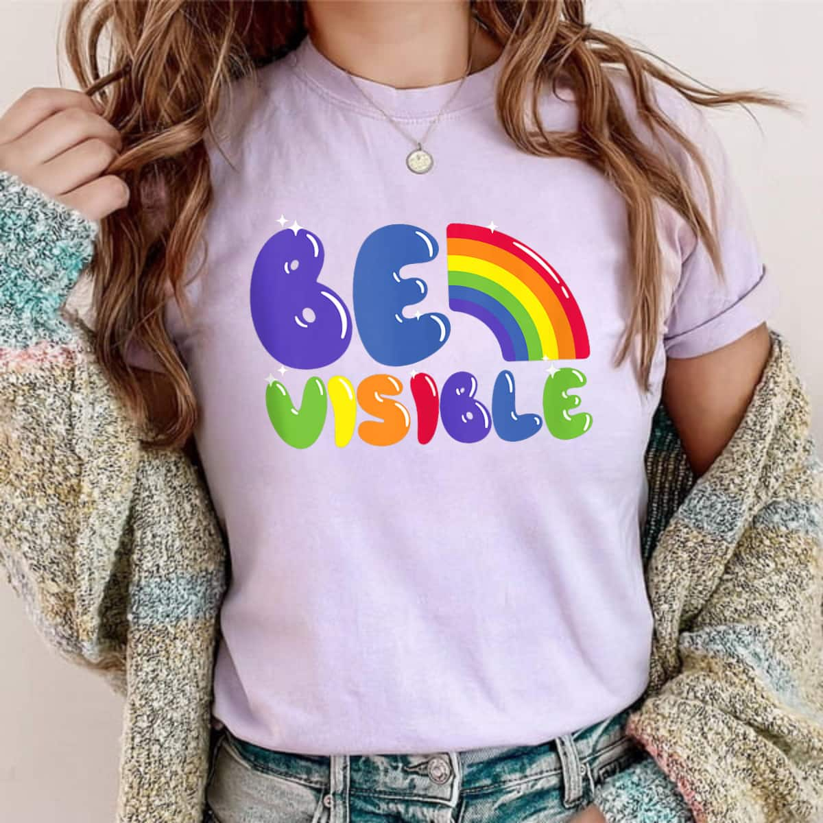 Be Visible LGBTQIA Equality Social Justice T-Shirt