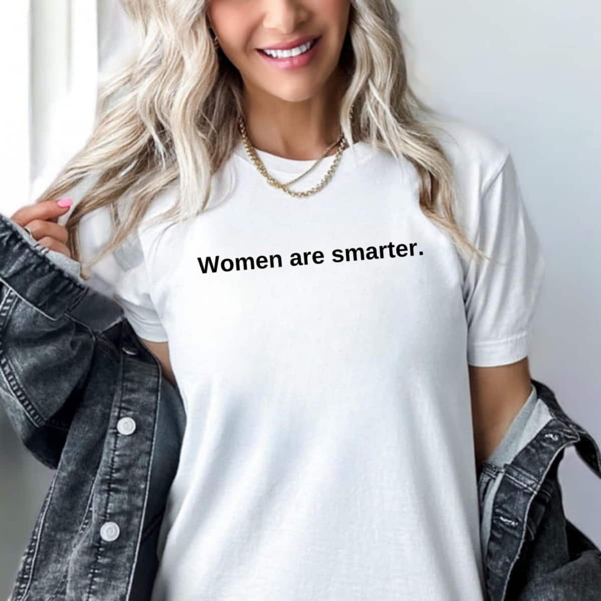 Strong Women Are Smarter Feminist Girl Power T-Shirt