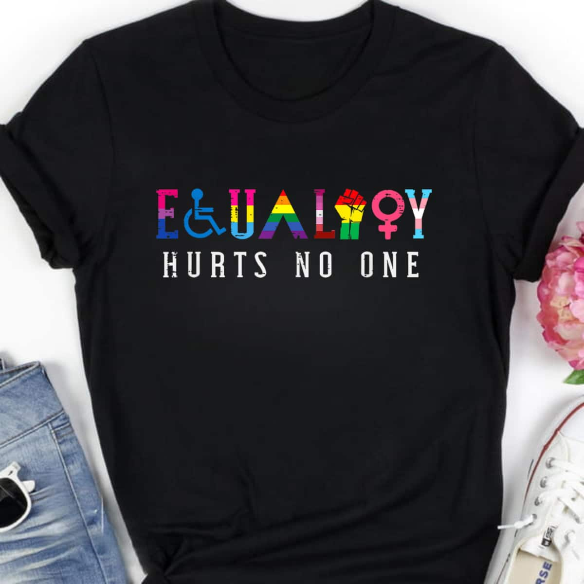 Lgbt Equality Hurts No One Pride Human Rights Men T-Shirt