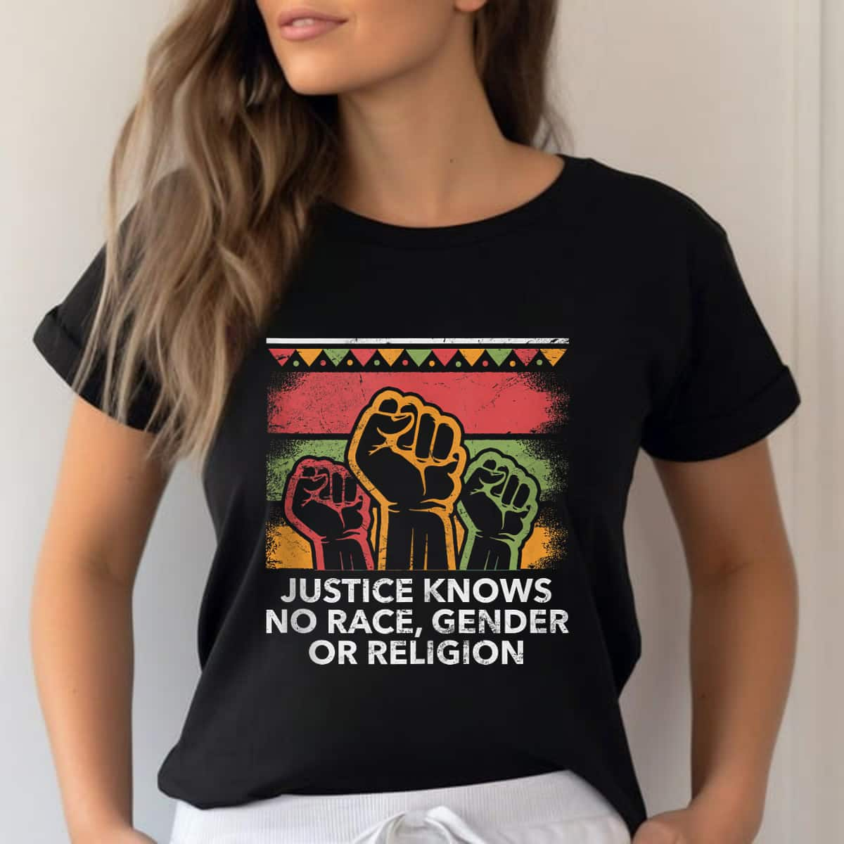 No Race Gender Religion Human Rights Anti Racist Freedom T-Shirt