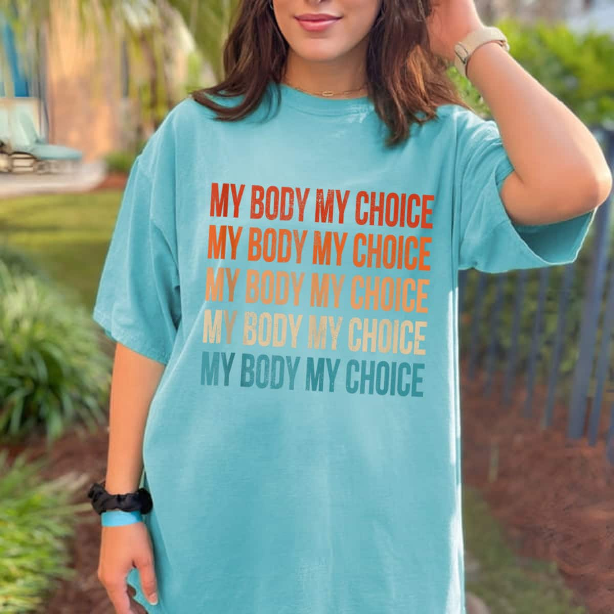 My Body My Choice Vintage Strong Women Feminist T-Shirt