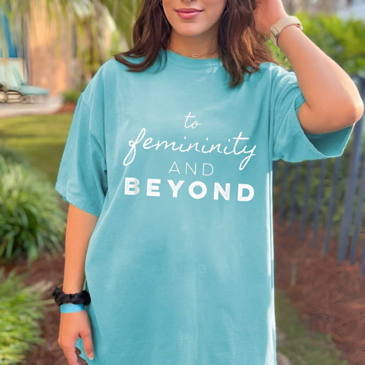 Strong Women To Femininity And Beyond Funny Feminist AF T-Shirt