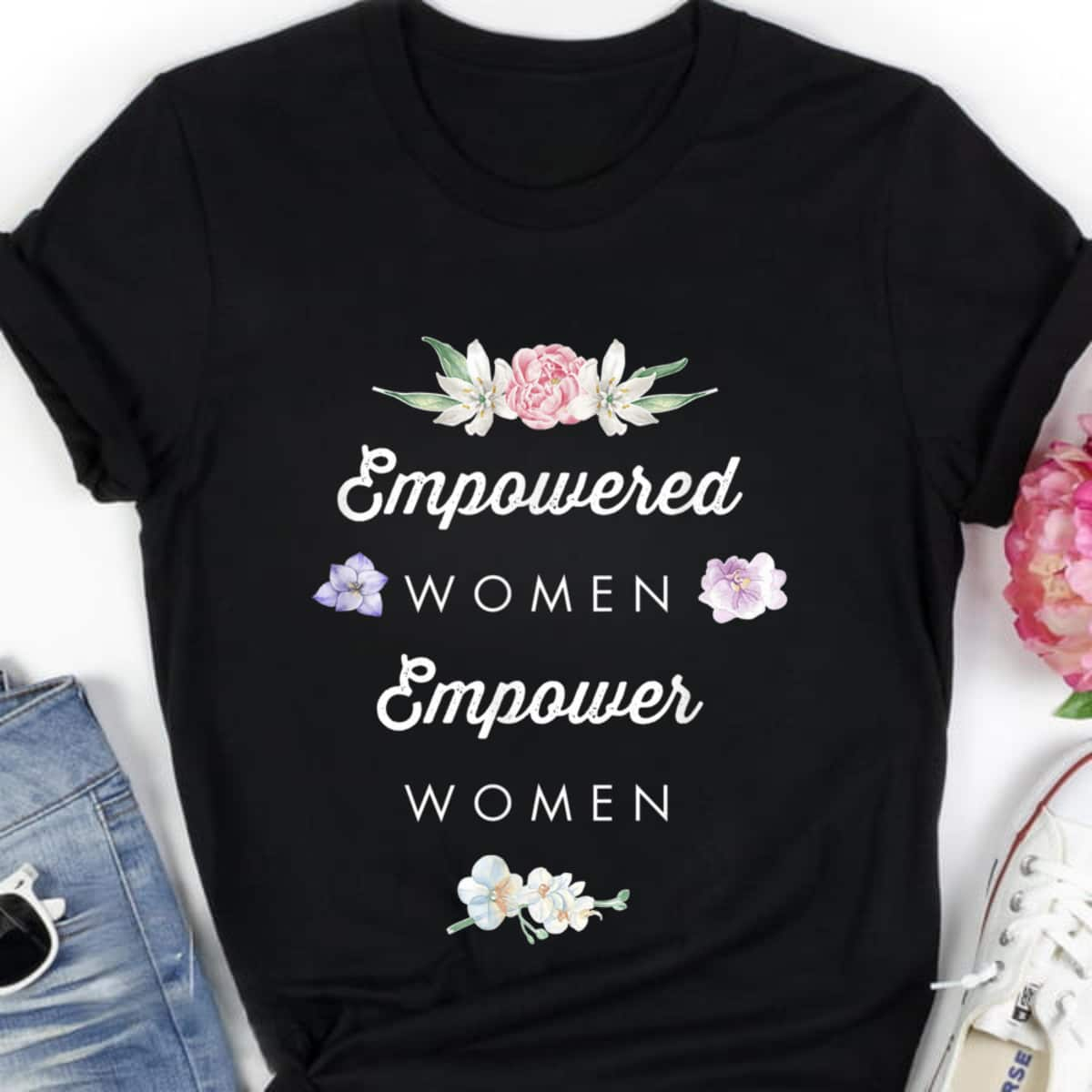 Empowered Empower Strong Women Feminist T-Shirt