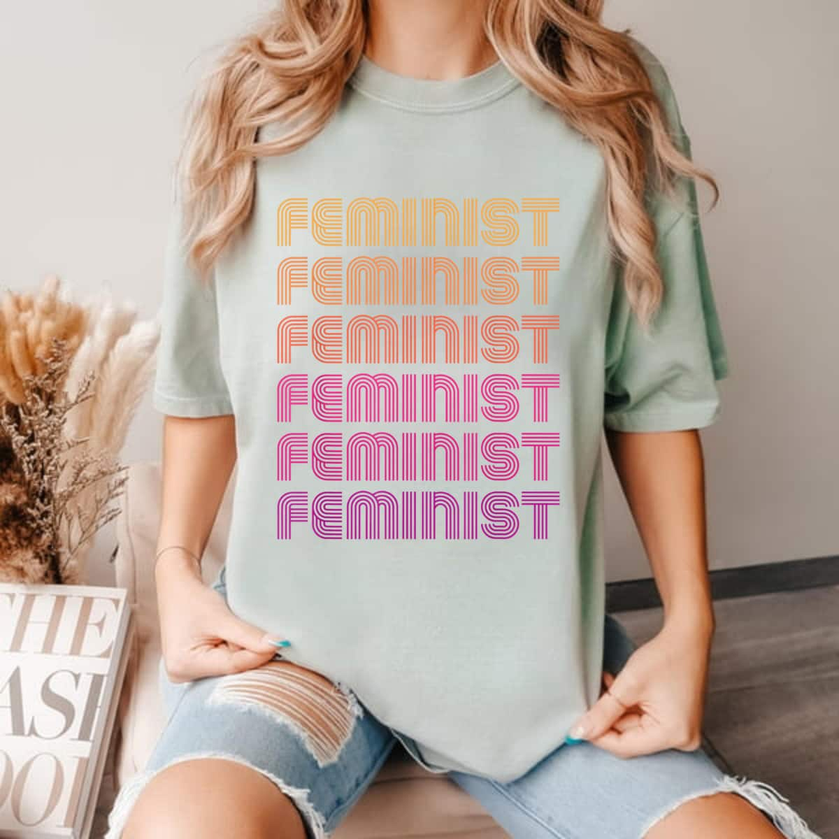 Strong Women Feminist Retro Empowerment Women's Rights T-Shirt