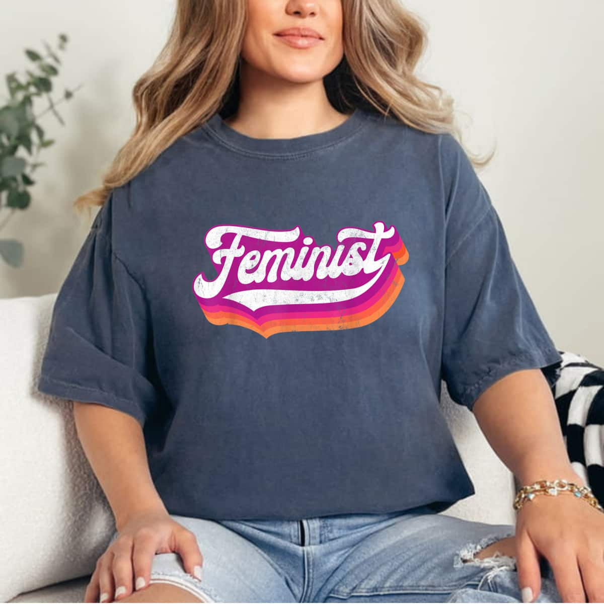 Strong Women Feminist Vintage Empowerment Women's Rights T-Shirt