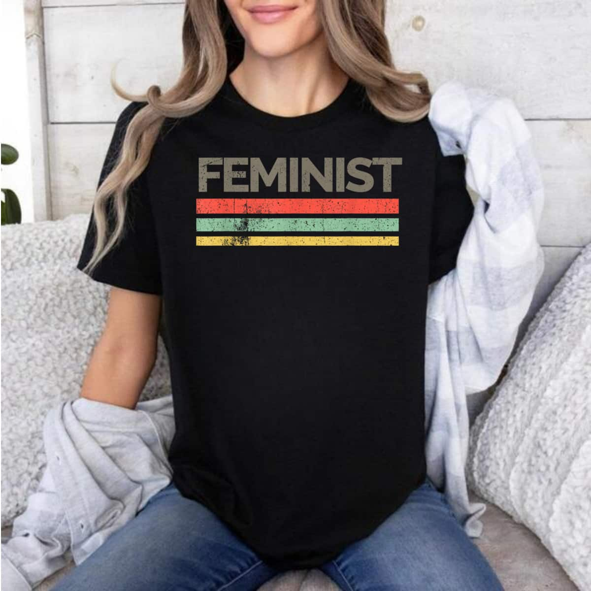 Strong Women Vintage Feminist Awesome Empowerment Women's Rights T-Shirt