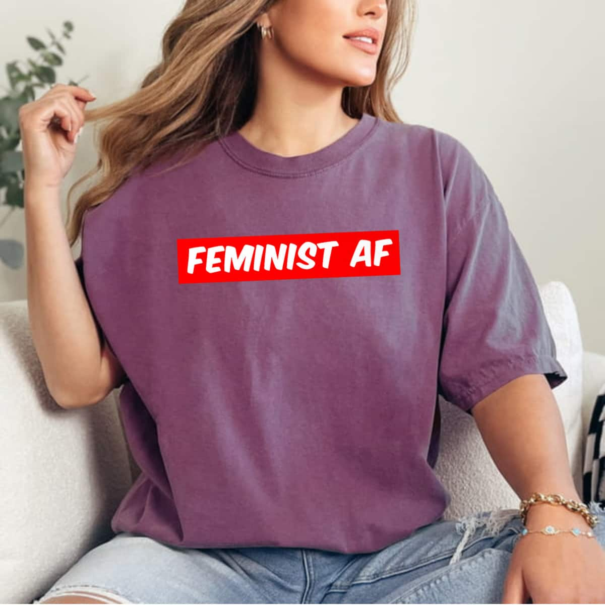 Strong Women Feminist Af Empowerment Women's Power T-Shirt