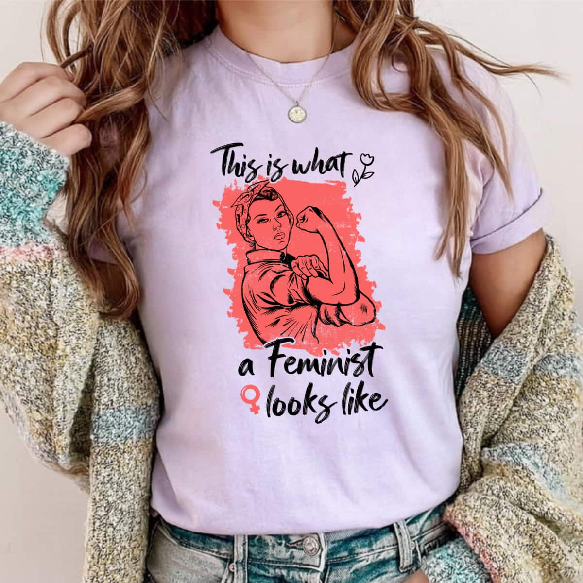 Strong Women This Is What A Feminist Looks Like Rosie The Riveter T-Shirt