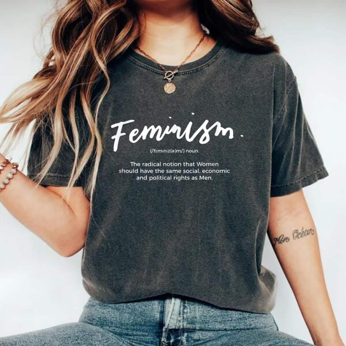 Strong Women Feminism Definition, Feminist Quote T-Shirt