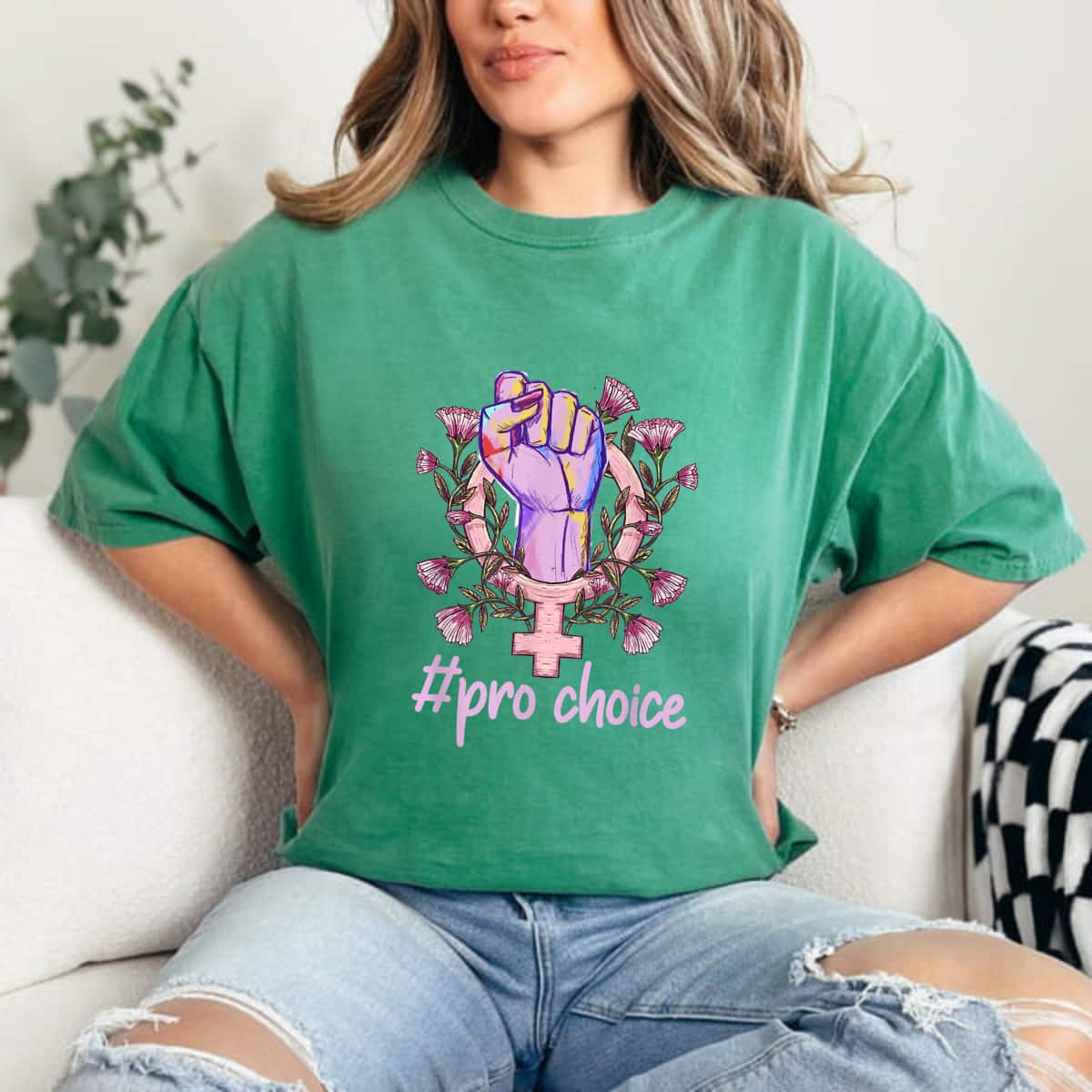 Strong Women Pro Choice My Body My Choice Women Abortion Right T-Shirt