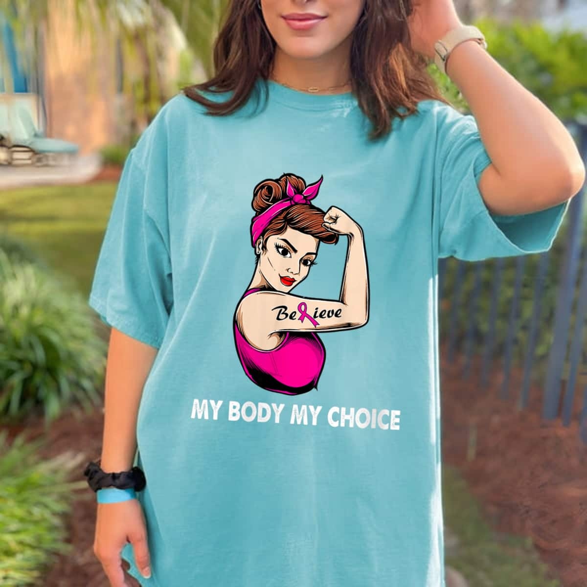 Strong Women Pro-Choice My Body My Choice Reproductive Rights T-Shirt