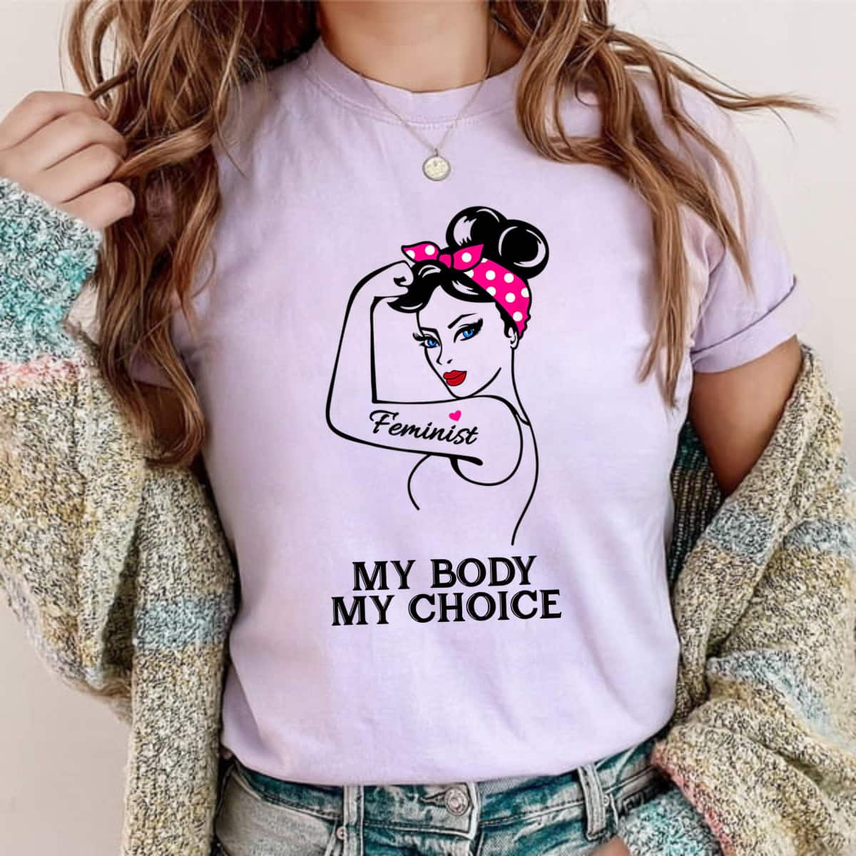 Strong Women My Body My Choice Reproductive Rights Pro-Choice T-Shirt