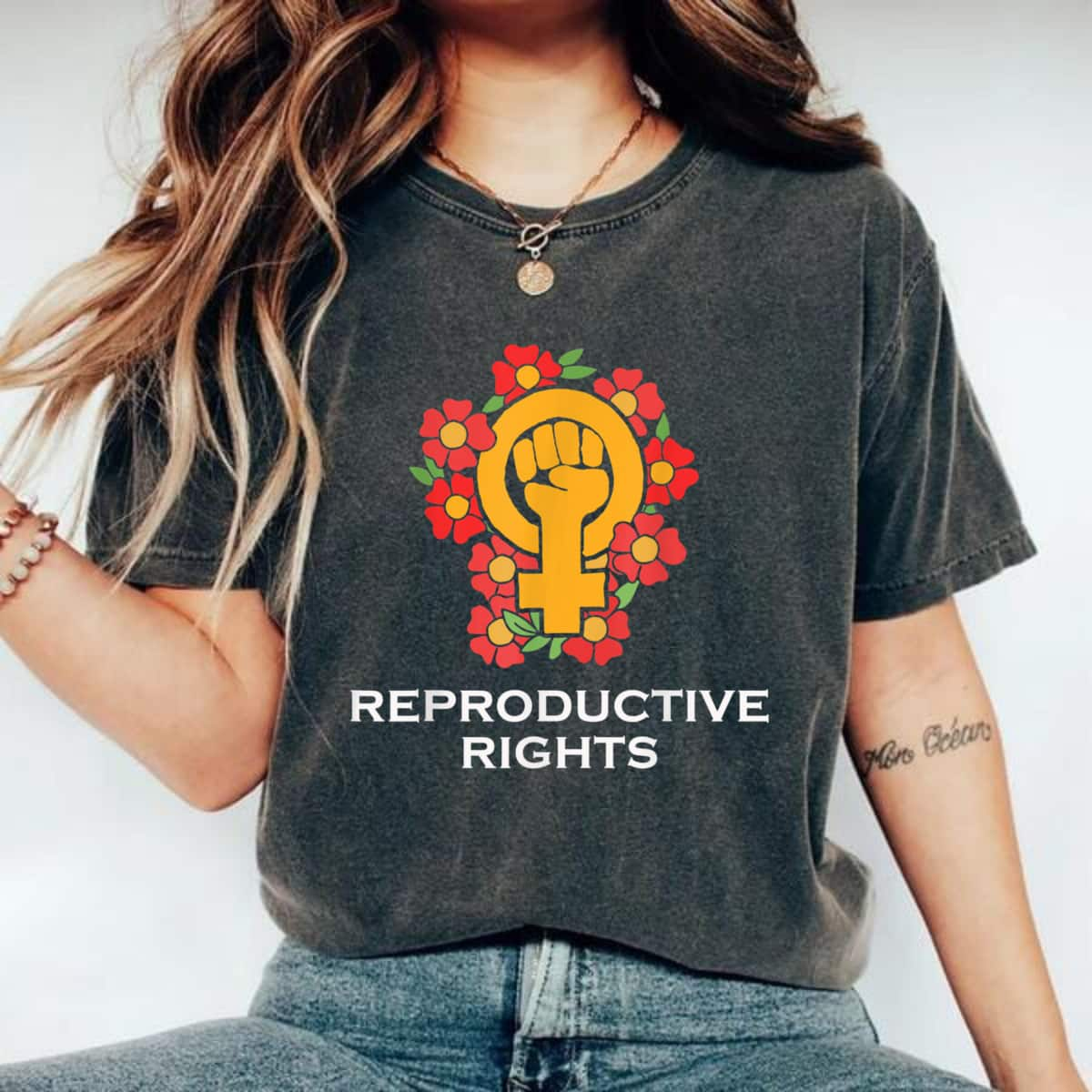 Strong Women Reproductive Rights My Body My Choice T-Shirt