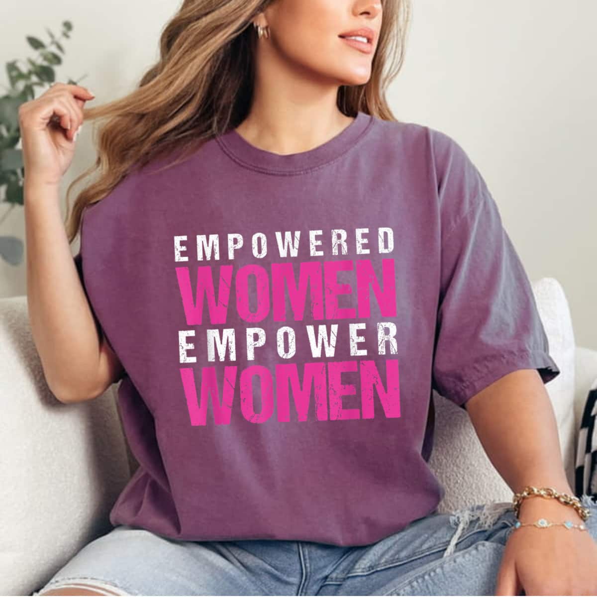 Strong Women Empowered Woman Empower Woman Feminist Feminism Female T-Shirt