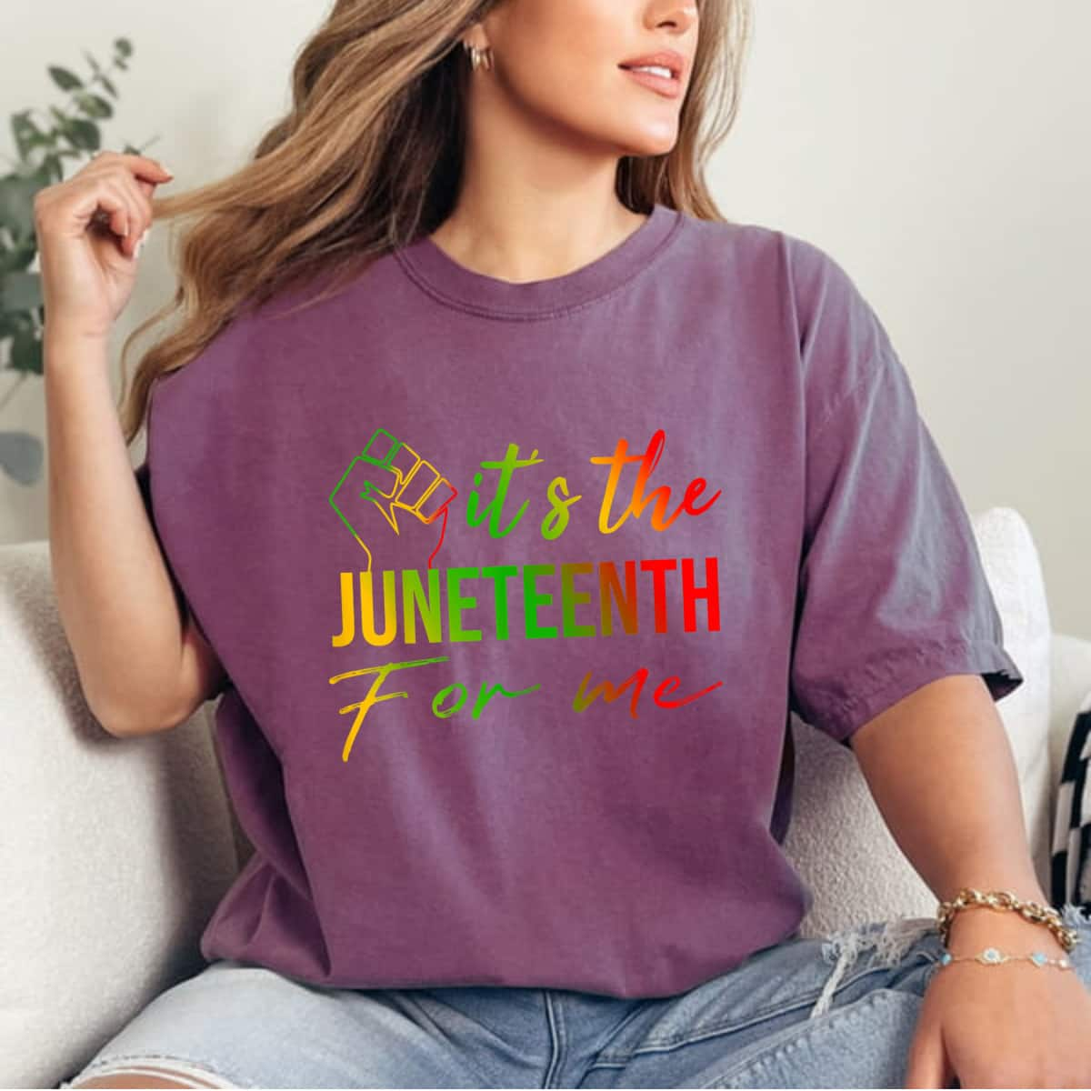 Strong Women It's The Juneteenth For Me, Free-ish Since 1865 Independence T-Shirt