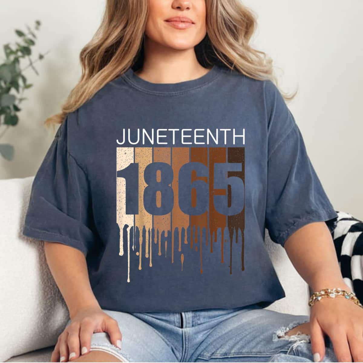 Strong Women Juneteenth June 19th 1865 Freedom Day African American T-Shirt