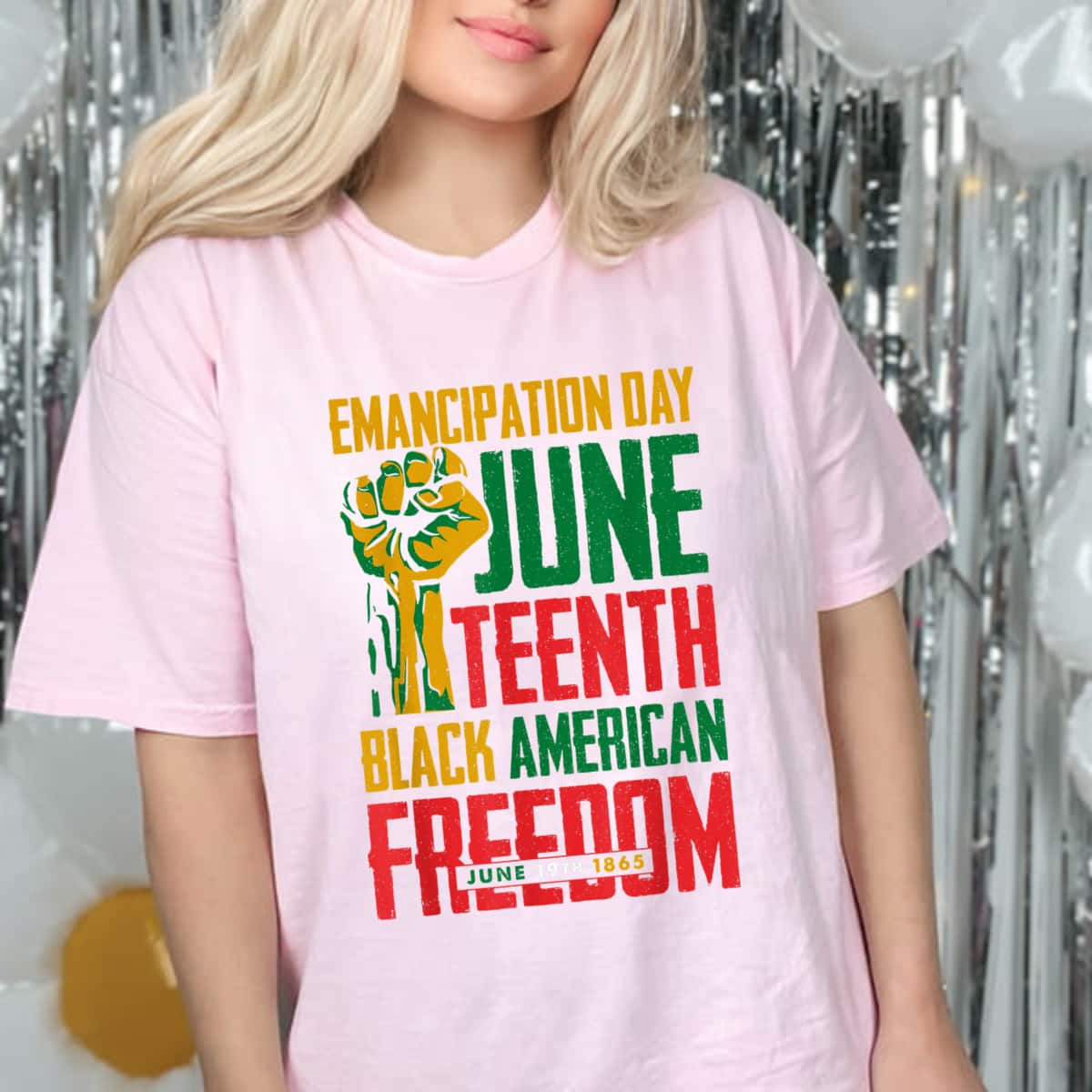 Strong Women Emancipation Day Juneteenth Black American Freedom T-Shirt