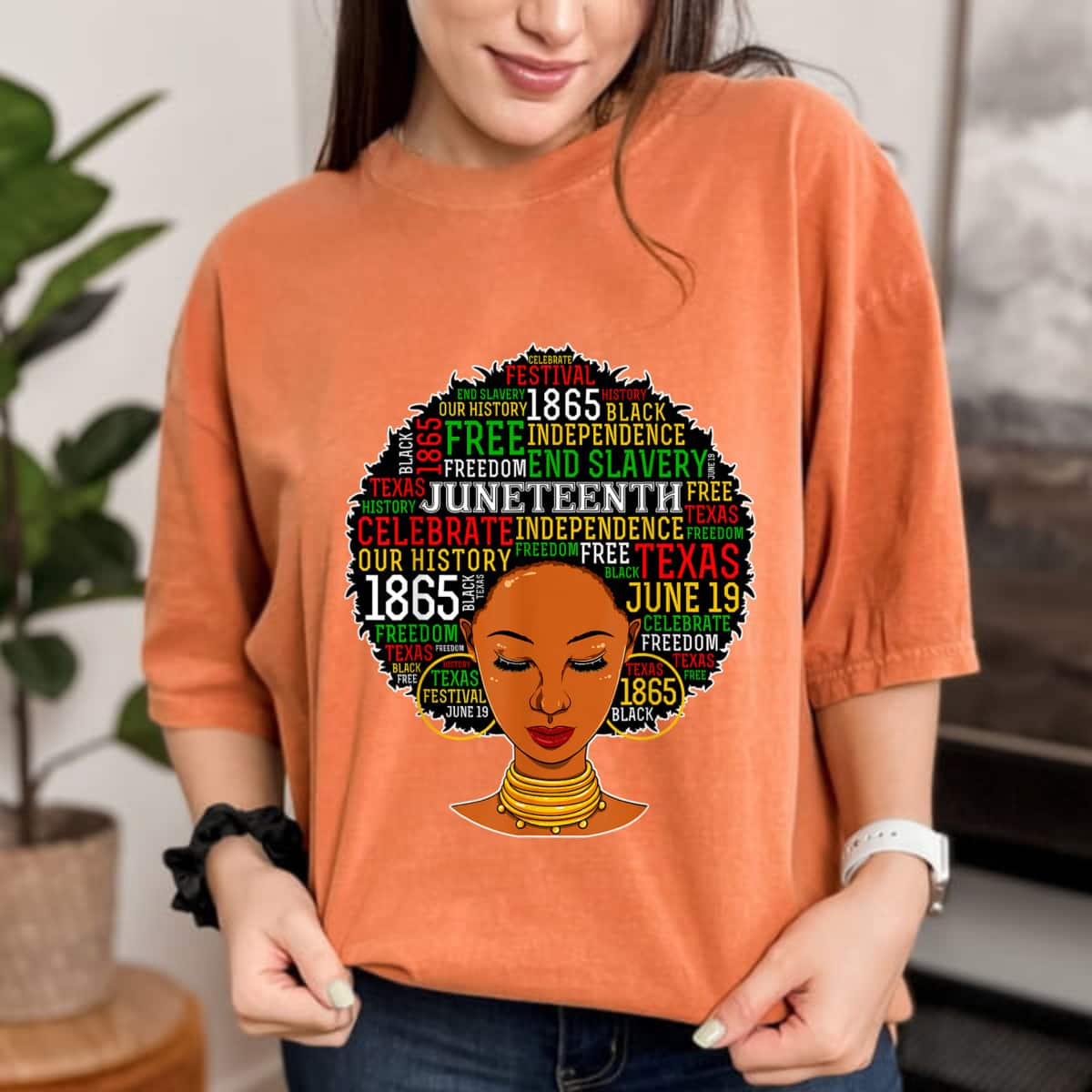 Strong Women Juneteenth Melanin Black Women T-Shirt