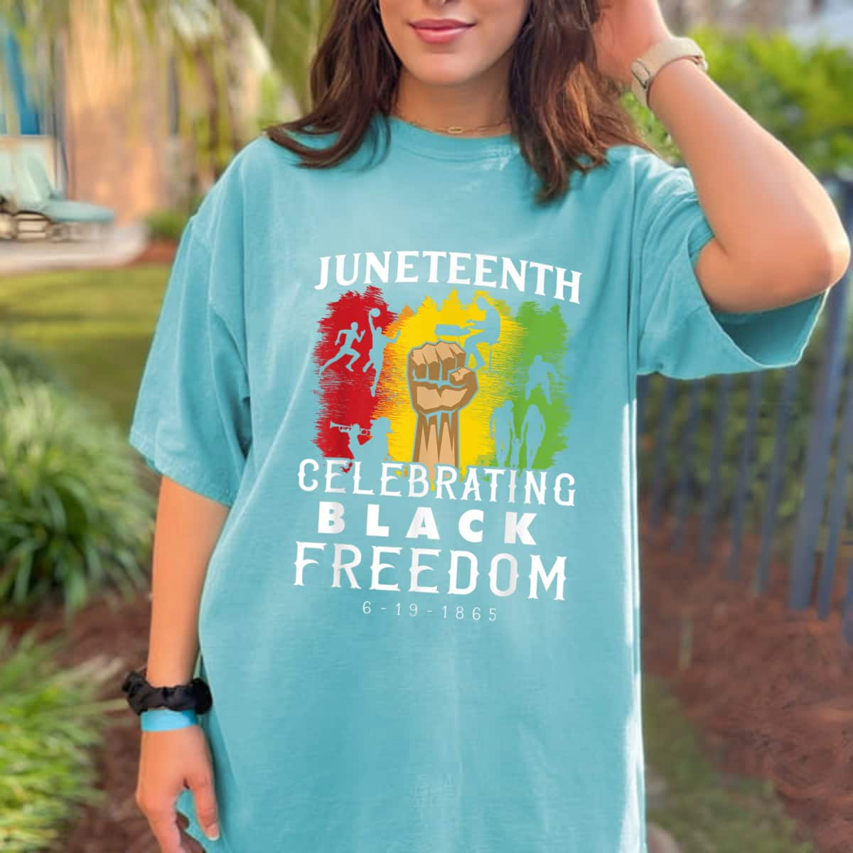 Strong Women Juneteenth Celebrate Black Freedom T-Shirt