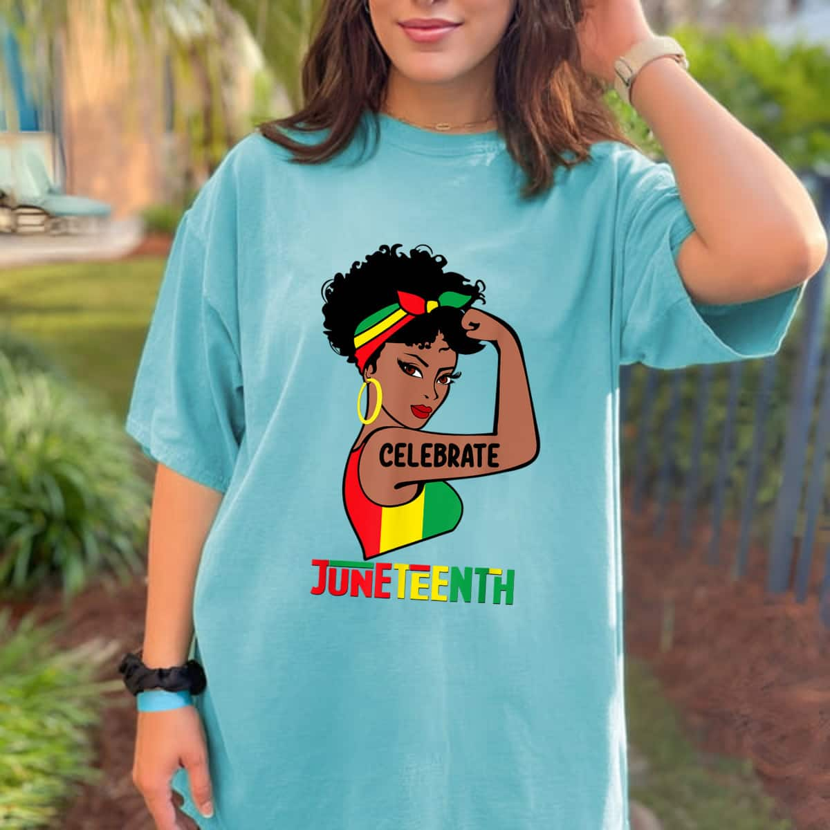 Strong Women 1865 Juneteenth Celebrate Pride African American Women Girls T-Shirt