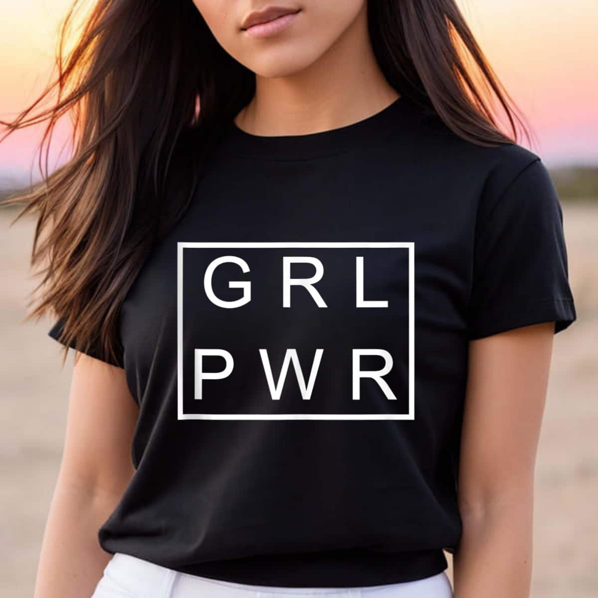 Girl Power GRL PWR Strong Women T-Shirt