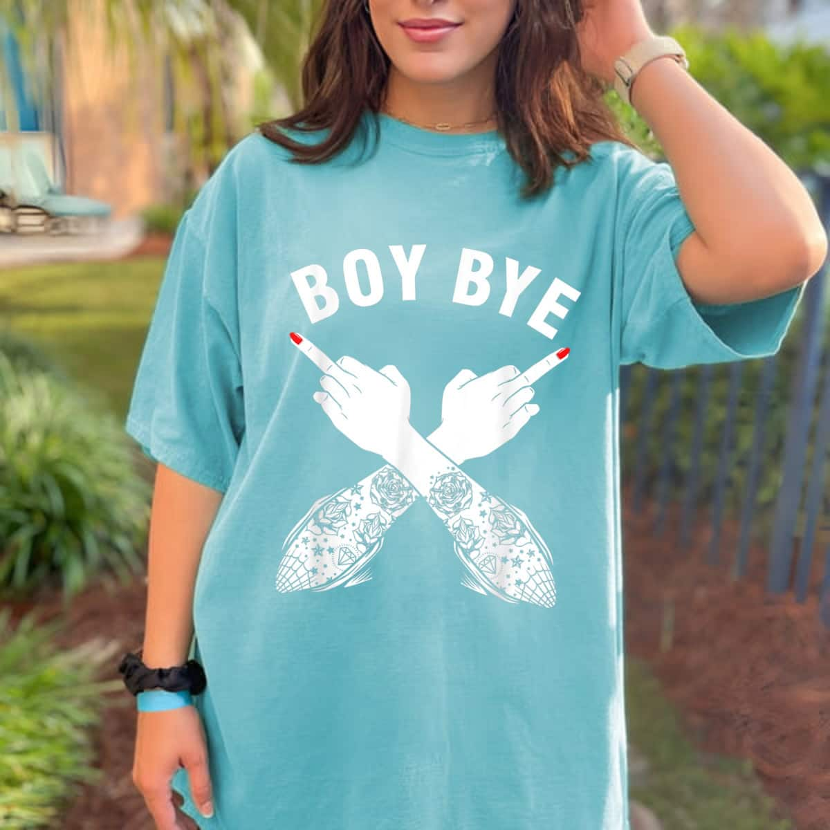 Boy Bye Girl Power Women Empowerment Funny Feminist Gift T-Shirt