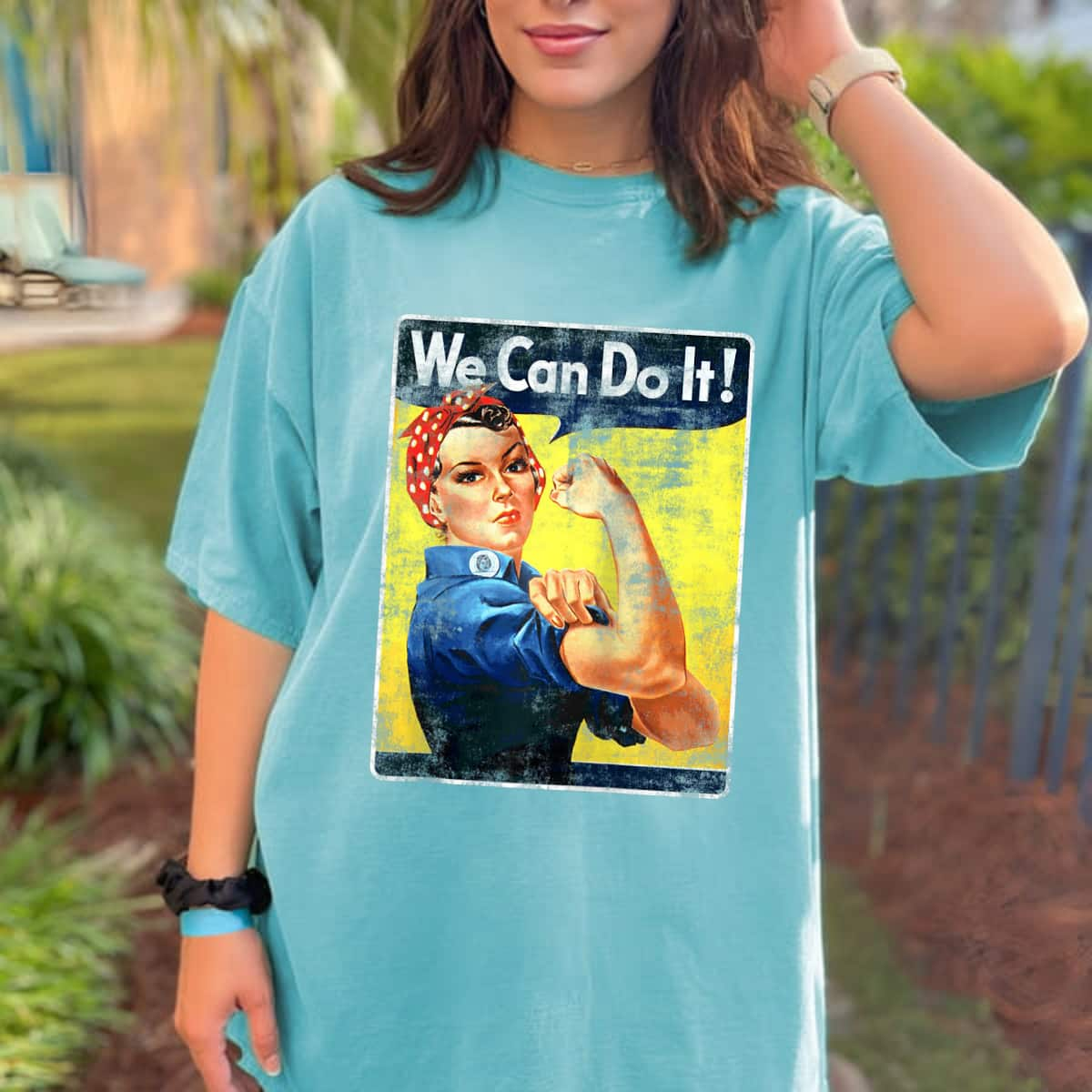 We Can Rosie The Riveter Do It Feminist Girl Power T-Shirt