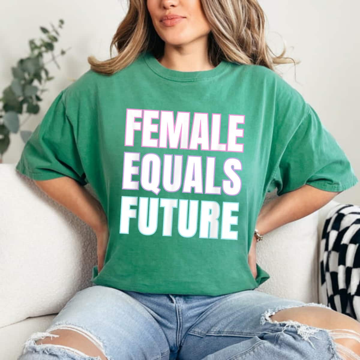 Female Equals Future Generation Girl Power T-Shirt