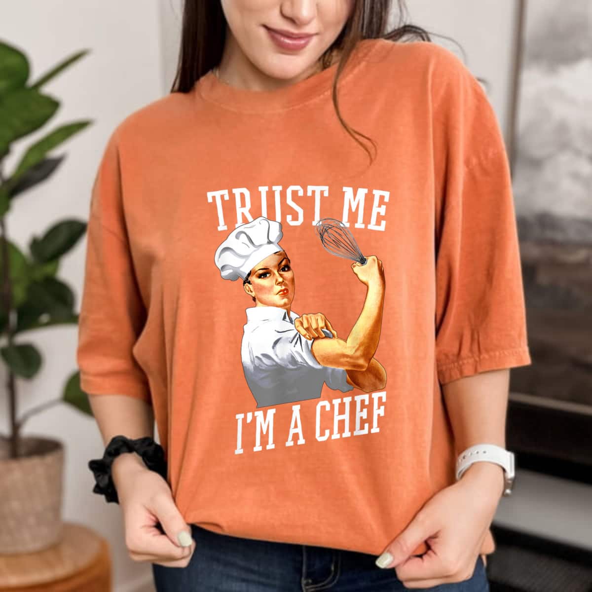 Trust Me I'm A Chef Rosie The Riveter For Chefs T-Shirt