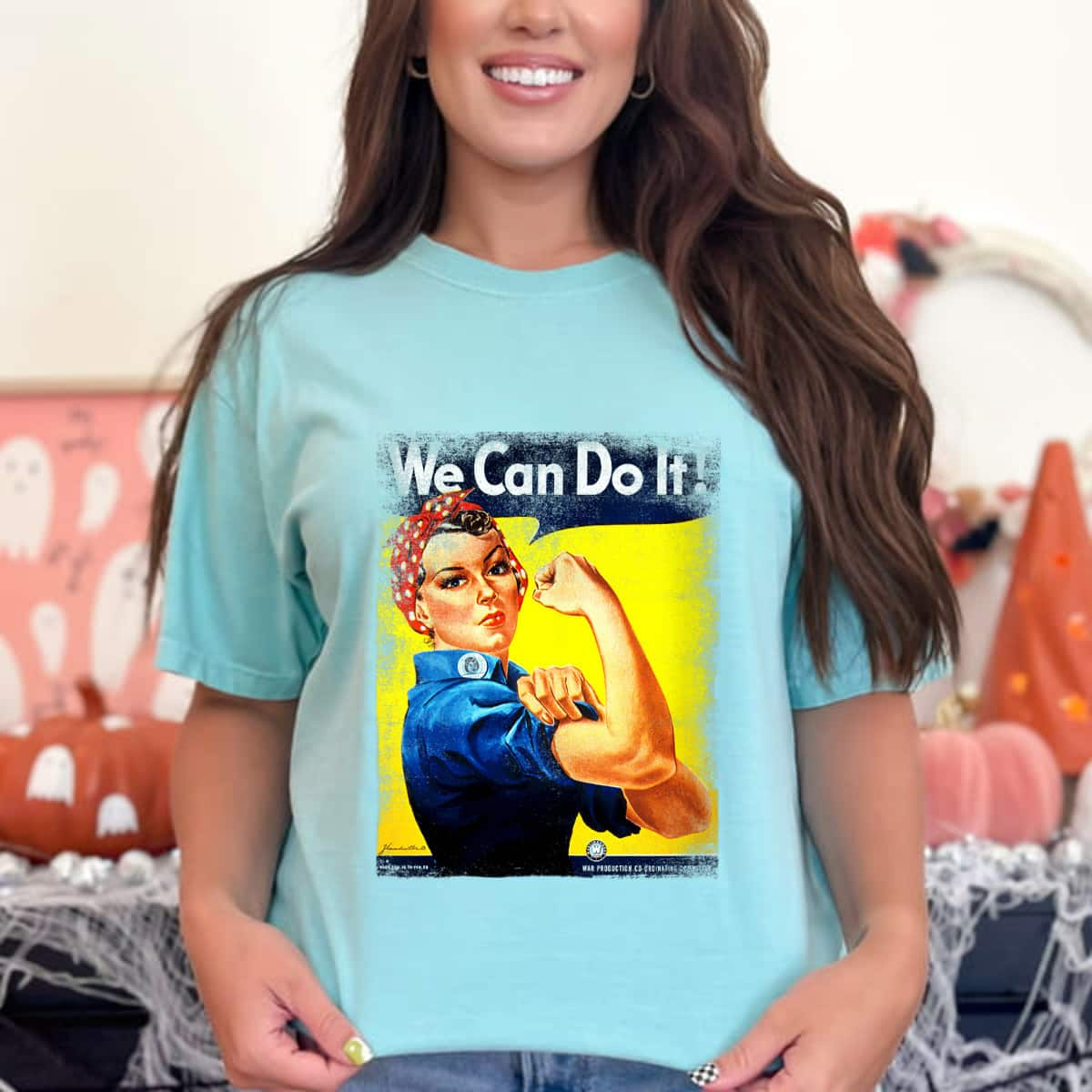 Womens WWII Rosie The Riveter T-Shirt